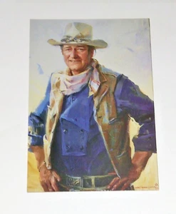 Postkarte John Wayne Ölgemälde kostenloser USA Versand - Bild 1 von 4