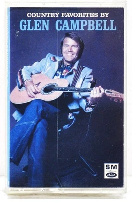 GLEN CAMPBELL  "Country Favorites"   1985  Cassette  Capitol  4XL-9203 - Image 1 of 4