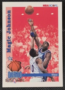 1992 NBA Hoops Magic Johnson All Star WKND No. 309 - Picture 1 of 7