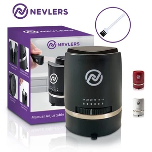 Nevlers Adjustable Angle Manual Kitchen Knife Sharpener - Black - Picture 1 of 6