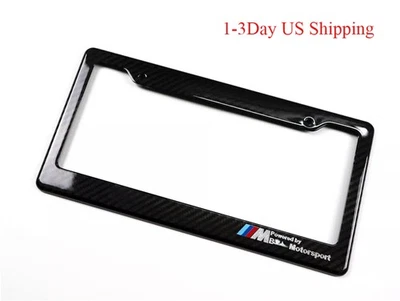 For BMW Universal Model Alloy Carbon Fiber Plaque Label Cover US - Image 1 of 4