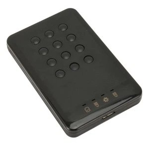 Encrypted Hard Drive Enclosure 2.5in USB3.0 Password Access Hardware Enc CB - Afbeelding 1 van 23