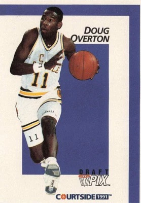 Doug Overton #39 1991 Courtside La Salle Explorers Basketball - Image 1 of 2