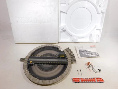 Fleischmann H0 DC 6152 Turntable 2 Tracks Missing Profigleis Part Box #EG587-5 - Image 1 of 4