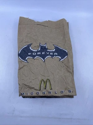 Bolsa de papel MCDONALDS BATMAN FOREVER 1995 utilería B1 Foto 1 de 4