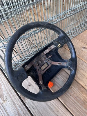 1990-1997 Mazda Miata Steering Wheel Black Leather OEM MX-5 - Image 1 of 3