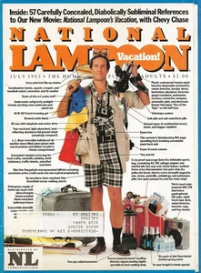 NATIONAL LAMPOON-HUMOR MAGAZINE-JULY 1983-NATIONAL LAMPOON'S VACATION-2 POSTERS - Picture 1 of 4