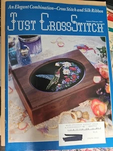 Just Cross Stitch Magazine Jan/Feb 1995 Hummingbird Cover - Picture 1 of 1