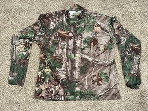 Ol Tom Technical Turkey Gear Shirt Mens Sz M Realtree Xtra Green Camo Stretch - Picture 1 of 7