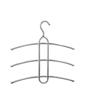 JUEGO DE 3 perchas de acero inoxidable de alta resistencia para guardarropa decoración  Foto 1 de 4