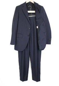 SUITSUPPLY La Spalla Herren Anzug UK38S Blau Slim Fit S110s Wolle Melange 2-teilig * - Bild 1 von 16