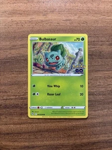 π001/078 BULBASAUR | COMMON | POKEMON GO POKEMON CARD NM - Picture 1 of 2
