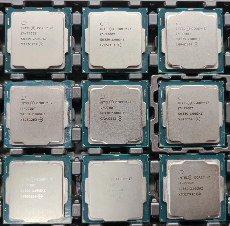 Procesador CPU Intel Core i7-7700T 4 núcleos 8 hilos 2,90 GHz 35 W 8 MB LGA-1151 Foto 1 de 1