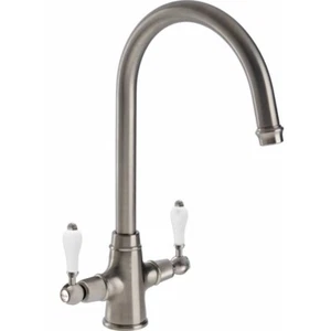 Abode Ludlow Monobloc Kitchen Mixer Tap - Brushed Nickel AT1216 - Picture 1 of 2