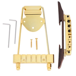 Bridge Tailpiece Rosewood Base Bridge Screw Wrenches For 6 String Jazz Guita WYD - Picture 1 of 9