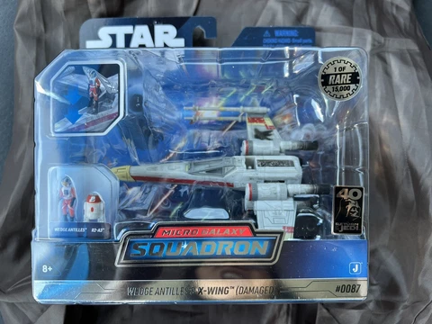 Star Wars Micro Galaxy Squadron CHASE Wedge Antilles X-Wing Cover