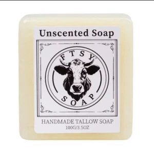 beef Tallow soap Pack Of 2 - Picture 1 of 12