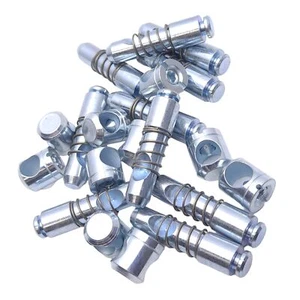 Lot of 10 Maytec 1.21.2H0 Universal Connectors, H Slot, ø12mm, 30mm Profile - Picture 1 of 5