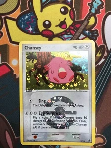 Chansey Reverse 19/112 ex Firered/Leafgreen englisch Pokemon Karten NM-MINT - Bild 1 von 2