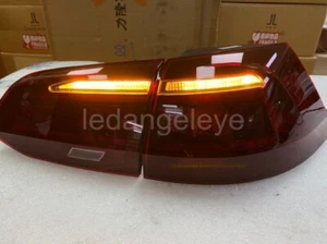 Dark red LED taillights For VW Golf 7 MK7 LED Tail lamps 2013-2017 year new type - Picture 1 of 18