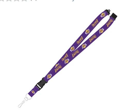 Los Angeles Lakers Purple Lanyard NBA Pro Specialty Group Cover