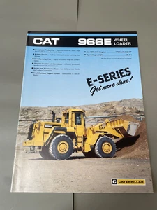 Caterpillar 966E Wheel Loader Brochure - Picture 1 of 3