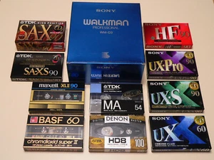 SONY WALKMAN D3 / NEU / OVP + Kassetten SONY UX-Serie, TDK, maxell, DENON, BASF - Afbeelding 1 van 24