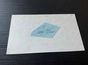 Jerry Reuss Cardinals Astros no-Hitter Cut Autographed Mounted On A Index Card - Picture 1 of 1