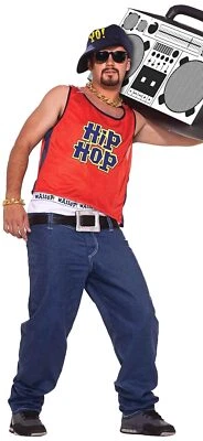 Disfraz de Hip Hop Home Boy Homeboy Rapero Años 80 Disfraz de Halloween para Adulto Foto 1 de 2
