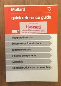 Mullard Quick Reference Guide 1987 - Picture 1 of 1