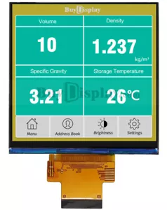 Square 4 inch 480x480 IPS TFT LCD Display SPI+RGB Interface - Picture 1 of 15