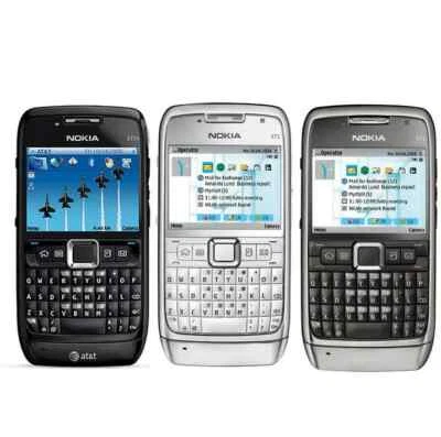 E71 Original Nokia E71 Unlocked 3G WIFI GPS Mobile Phones 3.15MP Camera 2.4'' - Image 1 of 4