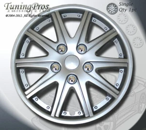 Single 1pc Qty 1 Wheel Cover Rim Skin Cover 15" Inch, Style 027 15 Inches Hubcap - Picture 1 of 3