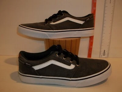 ZAPATOS DE SKATE DE CAÑA BAJA DENIM GRIS VANS, JUVENILES TALLA 7 Foto 1 de 4