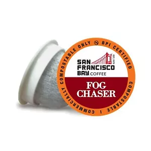 SAN FRANCISCO BAY Fog Chaser Cialde Caffè Compostabili Tostatura Media Scura 36Ct 1Pz - Foto 1 di 8
