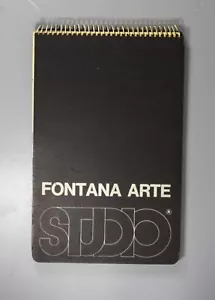 Fontana Arte Studio catalogue c1970 lamps tables glass - Picture 1 of 11