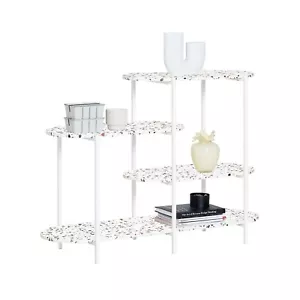 SoBuy Konsolentisch Metall Flurtisch Sideboard Dekotisch Sofatisch FSB89-W - Bild 1 von 7