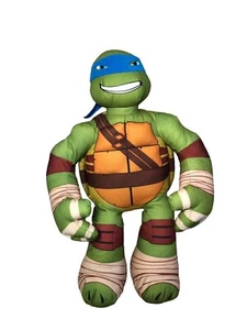 Juguete suave de peluche Leonardo Teenage Mutant Ninja Turtle TMNT juguete parlante 16" Viacom - Imagen 1 de 9