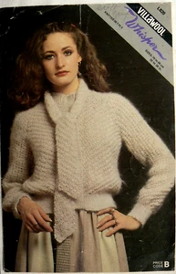 Cárdigan de encaje con ribete de corbata para dama tejido VILLAWOOL L820 susurro 7 capas 5 talla L10 - Imagen 1 de 3