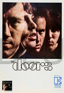 Póster promocional vintage 1967 de The Doors 13x19" estampado fotográfico - Imagen 1 de 1