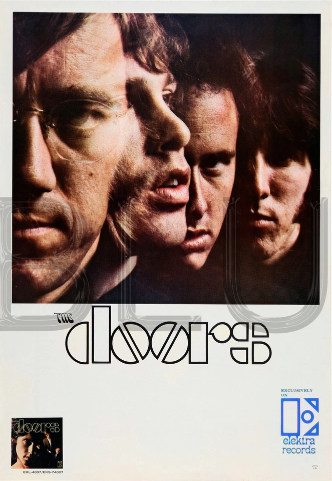 Póster promocional vintage 1967 The Doors impresión fotográfica de 13x19" Foto 1 de 1