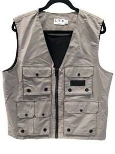 LTD Topman LTD Collection T Utility Vest With Multiple Pockets & Zipper Closure - Picture 1 of 7