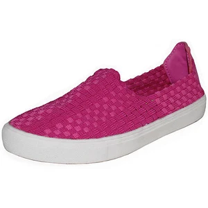 Nuevos zapatos para mujer mocasín deslizantes planos elástico informal confort verano fucsia - Imagen 1 de 9