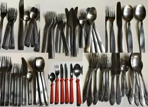 IKEA Stainless Flatware Lot - CHOICE of Pattern LOTS - Picture 1 of 223