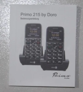 Bedienungsanleitung für Primo by DORO 215 Senioren-Handy - Bild 1 von 1