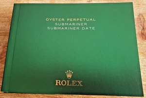 GENUINE ROLEX SUBMARINER DATE I- 12.2016 WATCH ITALIAN MANUAL BOOKLET USER GUIDE - Picture 1 of 7