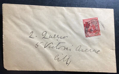 1915 Порт Испания Тринидад и Тобаго первый день обложка города Sc#B2 Красный крест марки - Изображение 1 из 2