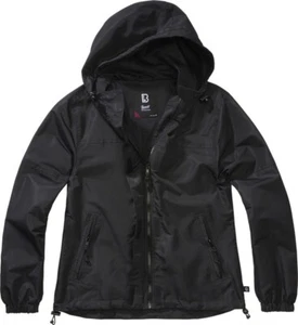 Brandit Women Jacke Ladies Summer Windbr.frontzip Black - Picture 1 of 5
