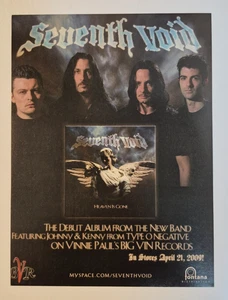 SEVENTH VOID "Heaven is Gone" ex-Type O Negative ~ Magazine Print/Promo Ad 2009 - Bild 1 von 1
