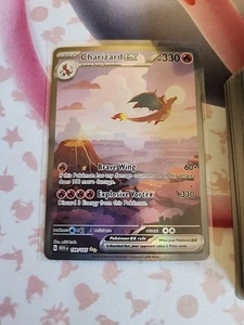Charizard Ex 199/165 Scarlet & Violet 151 Special Illustration Rare Pokemon NM - Photo 1 sur 2